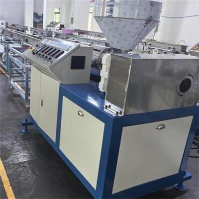 PFE-50D Double Head Rewinding Automatic PVC Plastic Filament Extrusion Line for Spiral Binding Coil