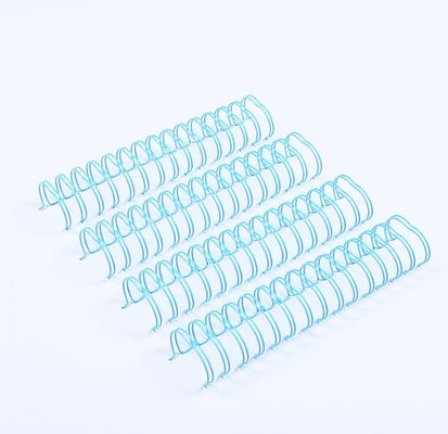 Metal Spiral Book Double Loop Binding 34 Loops Electroplated